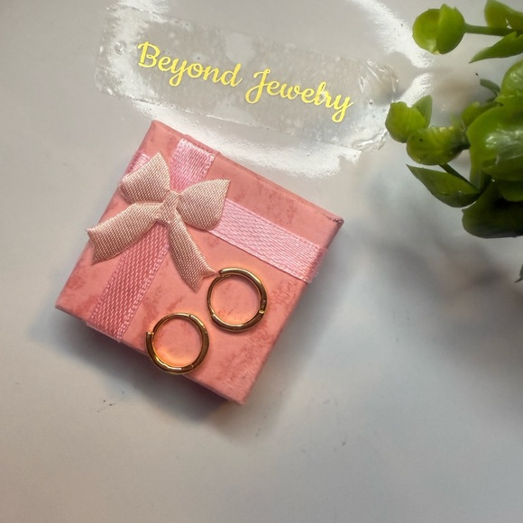 s925 Jewelry - Sterling silver 925 Gold Hoop Earrings